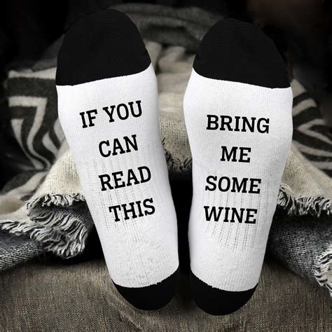 bring me some wine socks